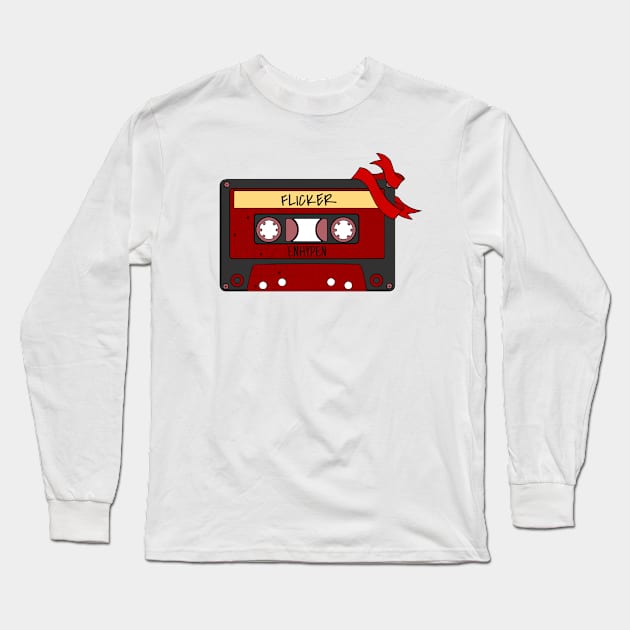 ENHYPEN Flicker Cassette Tape Long Sleeve T-Shirt by Orchyd